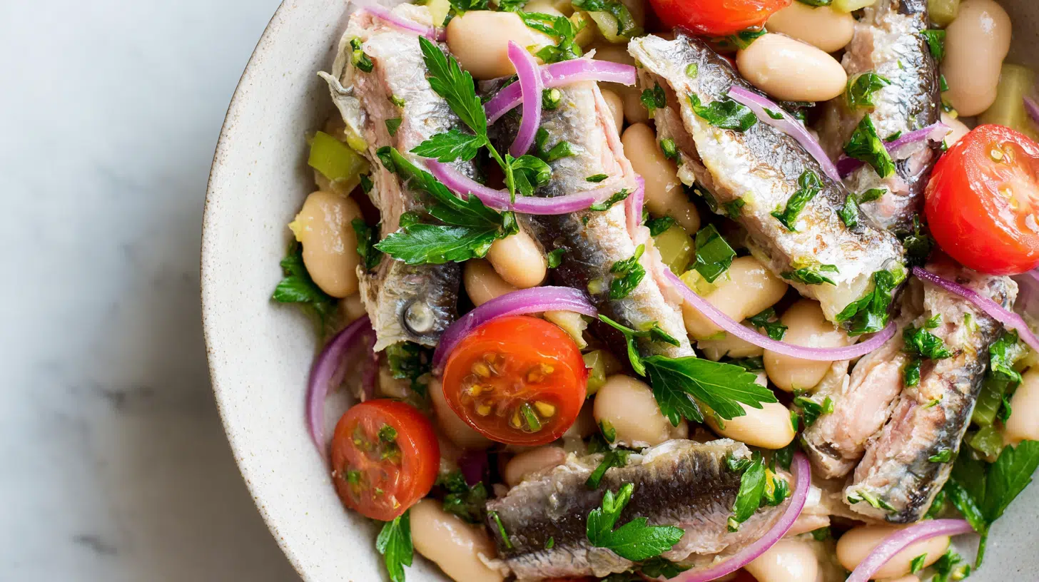 sardine salad with white beans