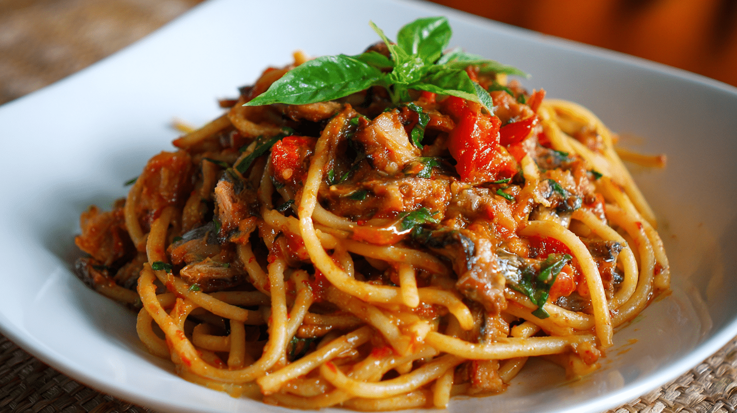 sardine tomato pasta