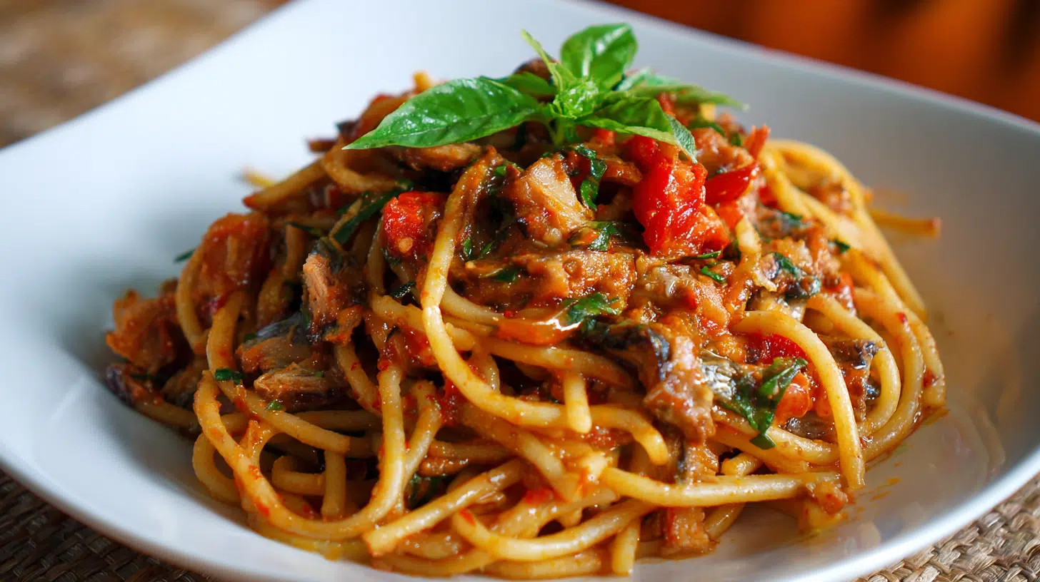 sardine tomato pasta