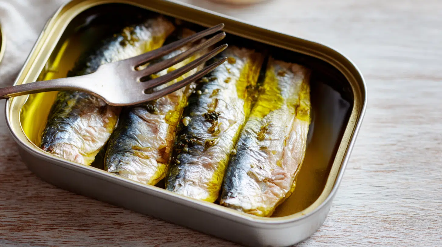 sardines straight from the can