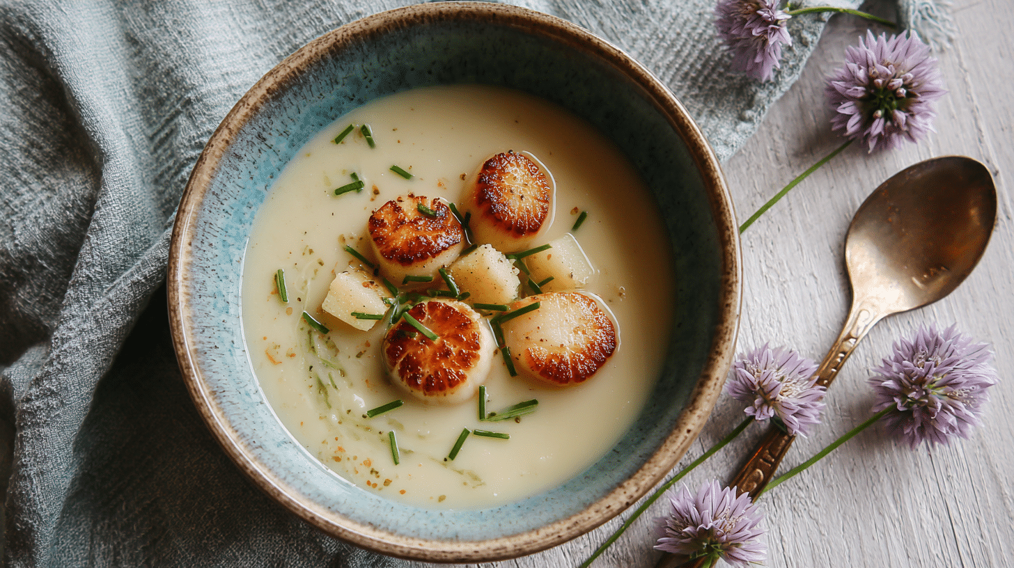 scallop and potato soup