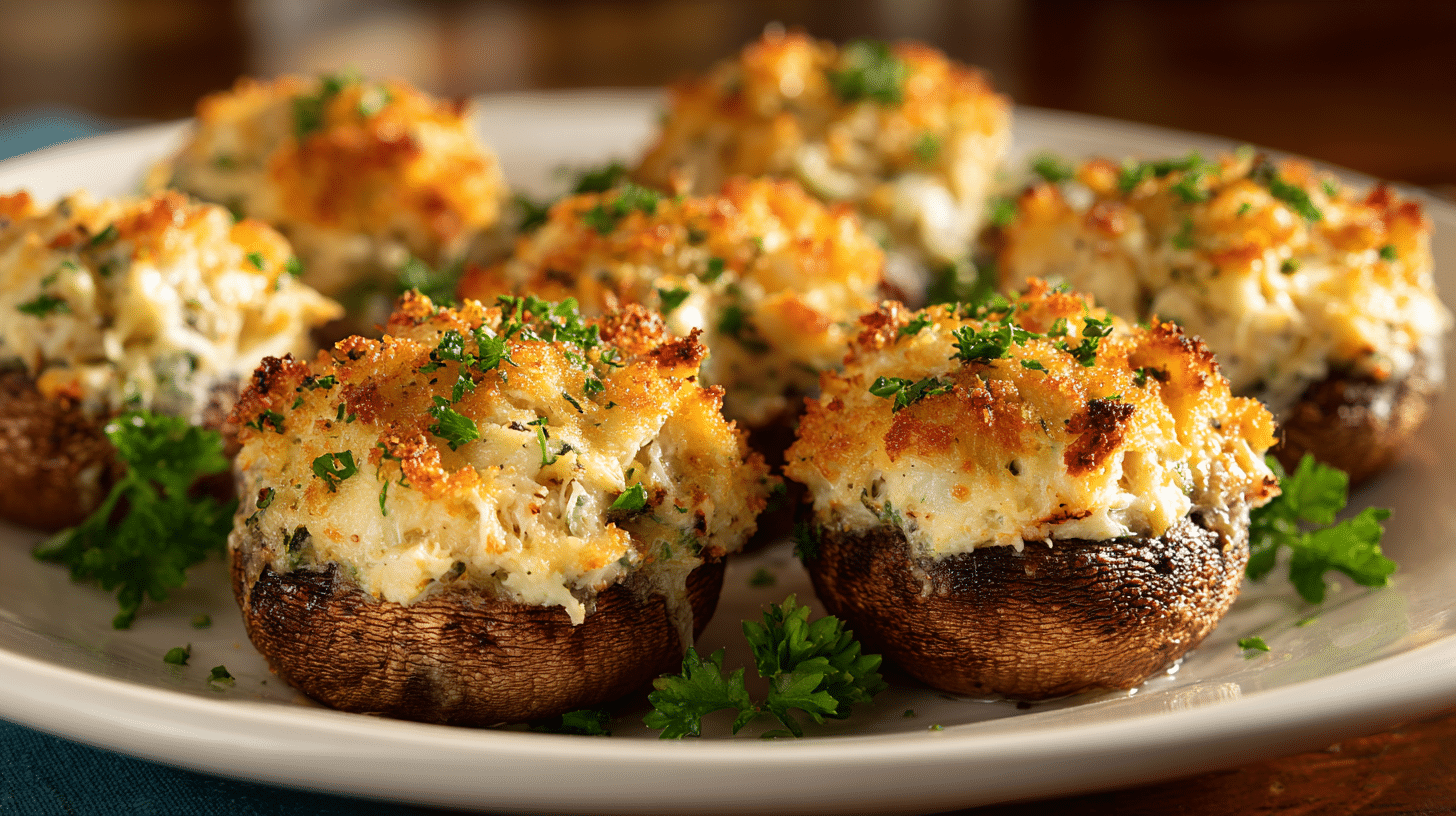 seafood stuffed mushrooms