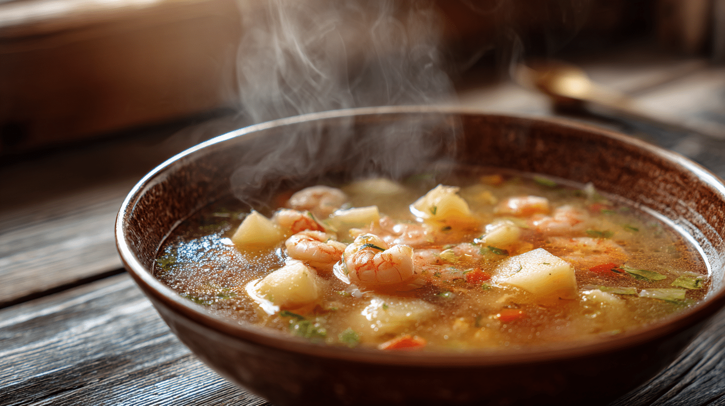 shrimp and potato seafood soup