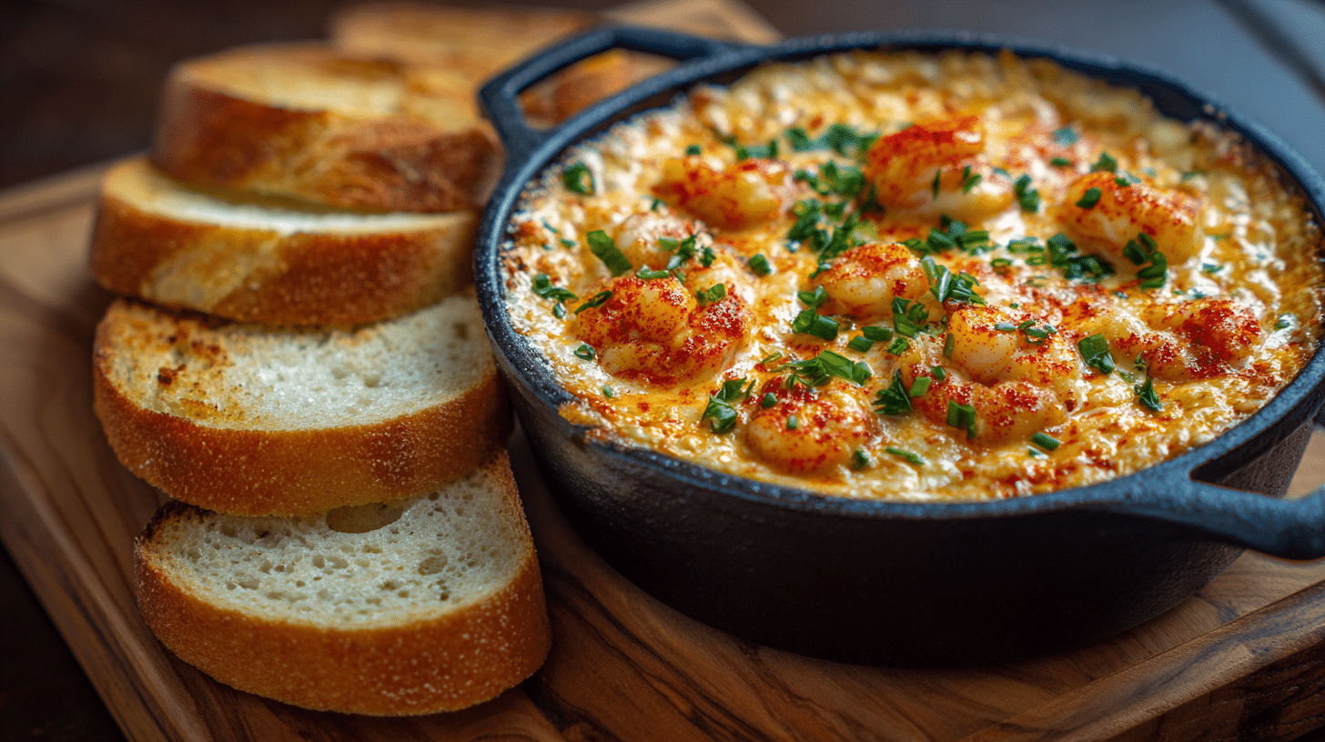 spicy cajun seafood dip