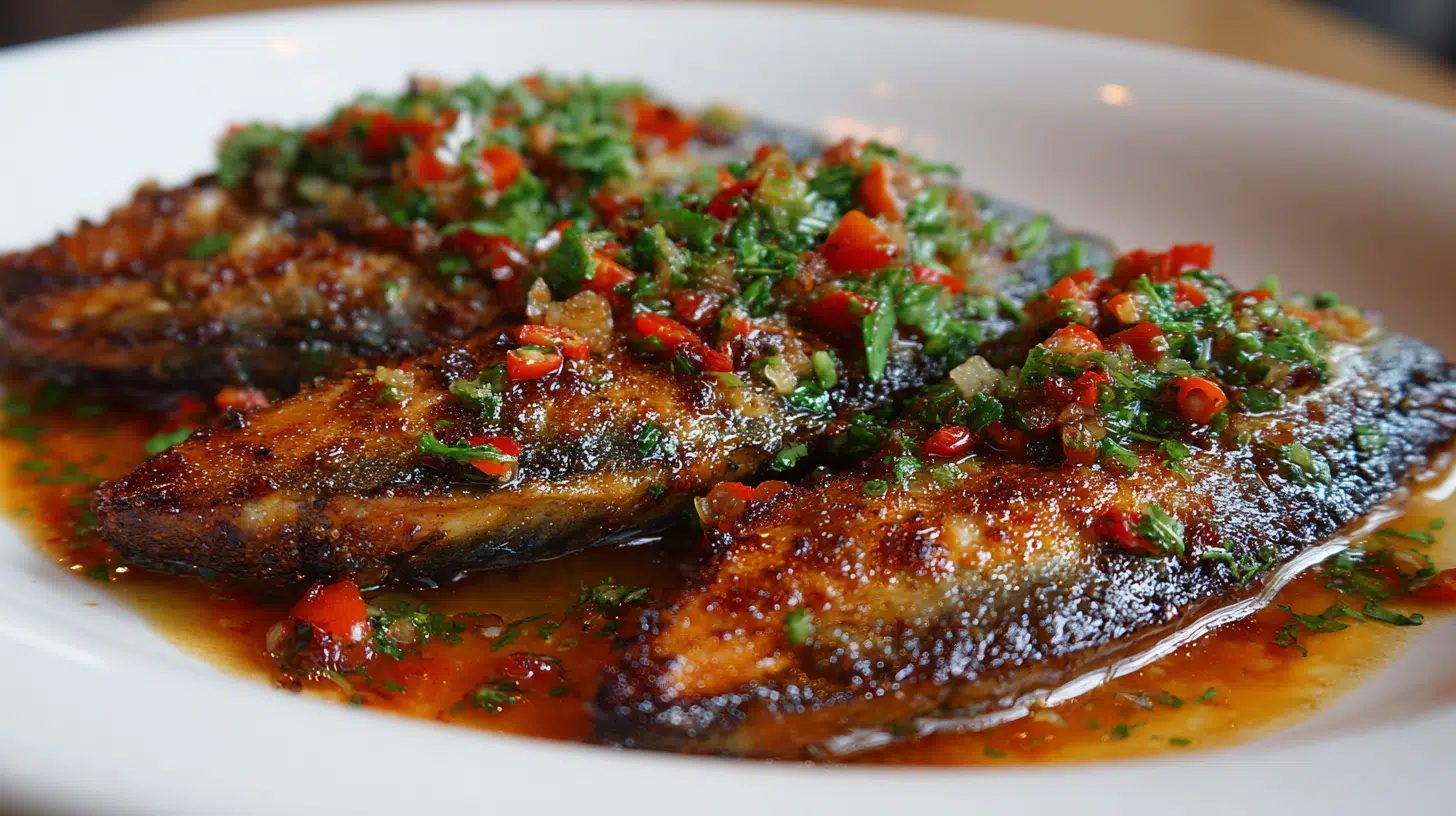 spicy mackerel fillets