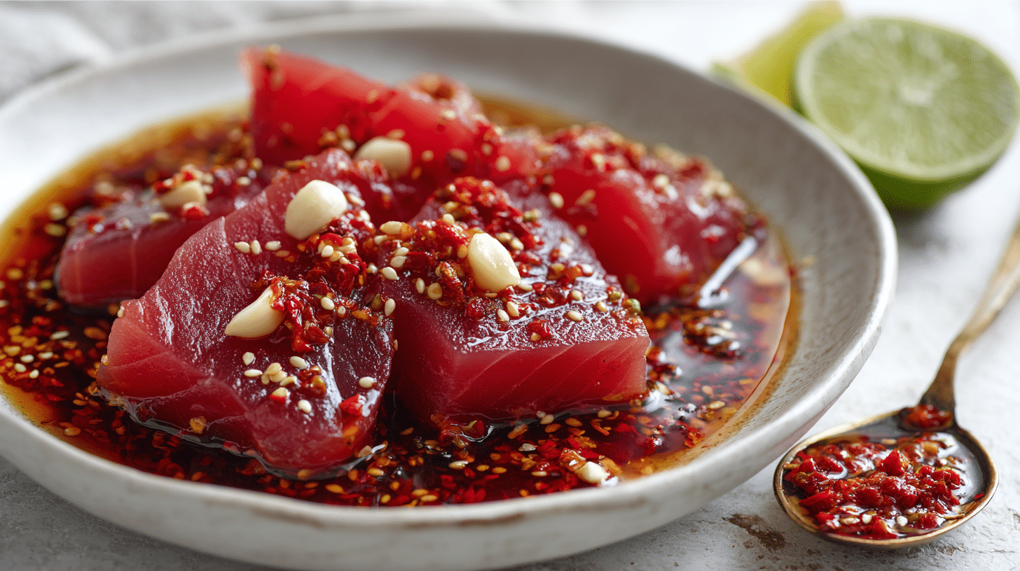 spicy tuna steak marinade