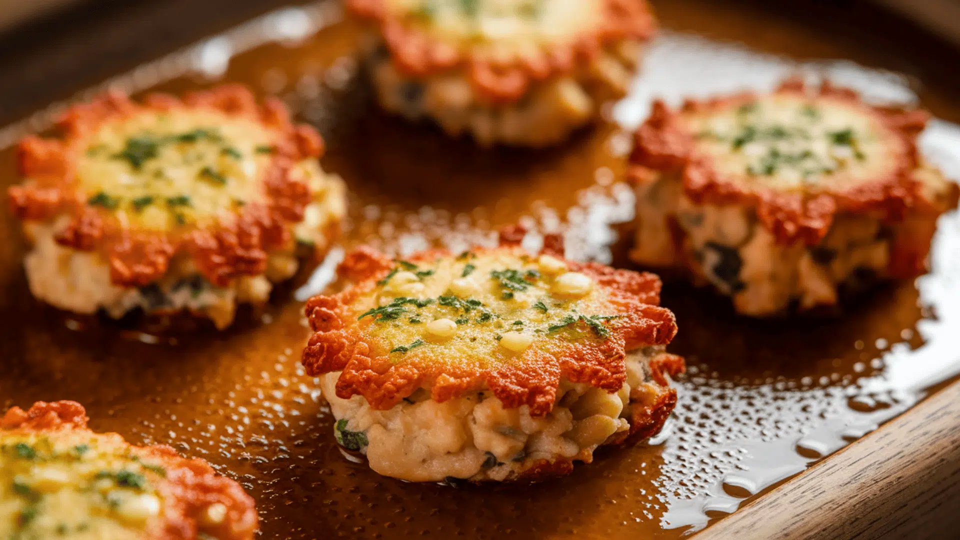 garlic butter crab cakes