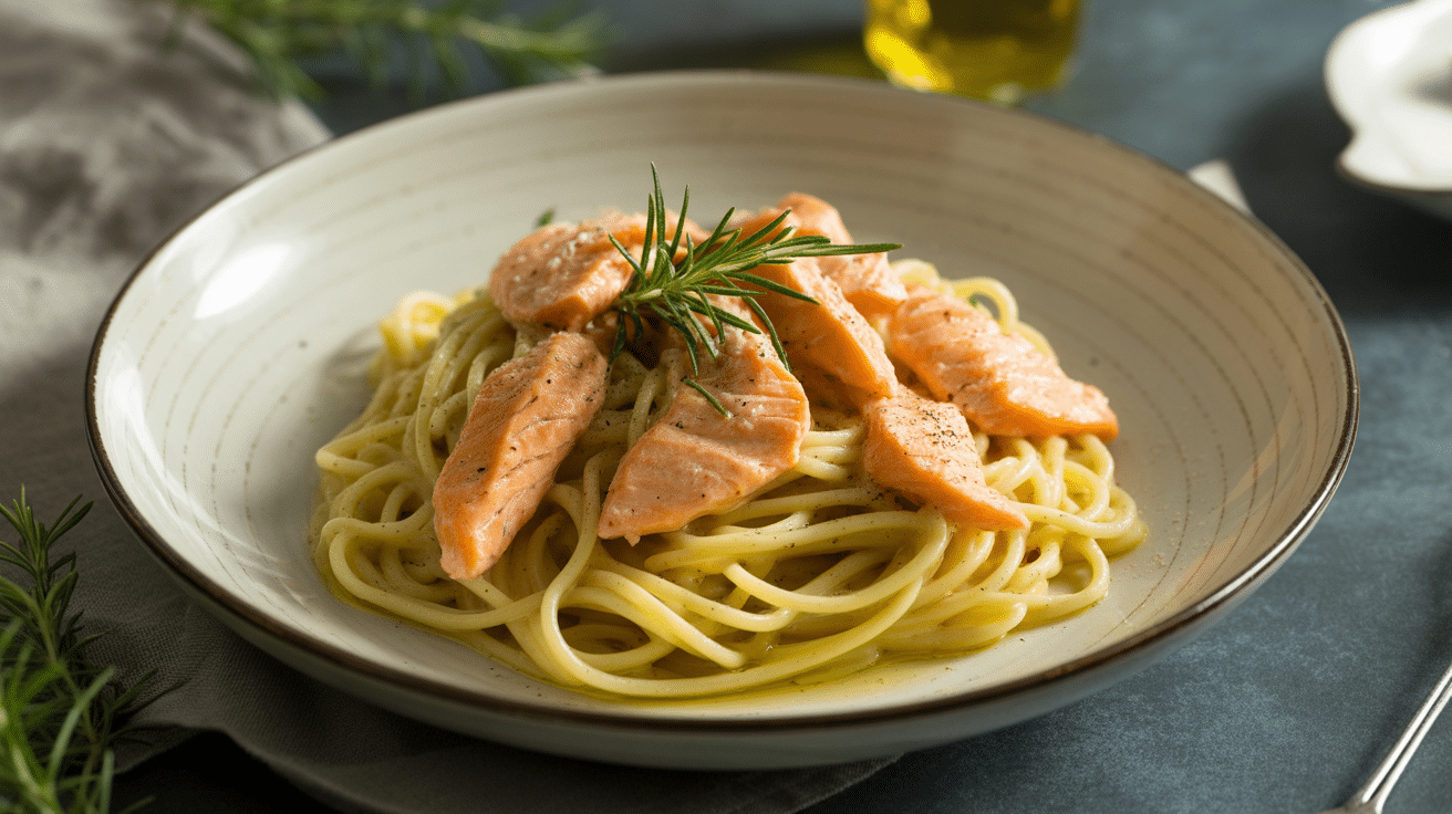 salmon pasta without cream