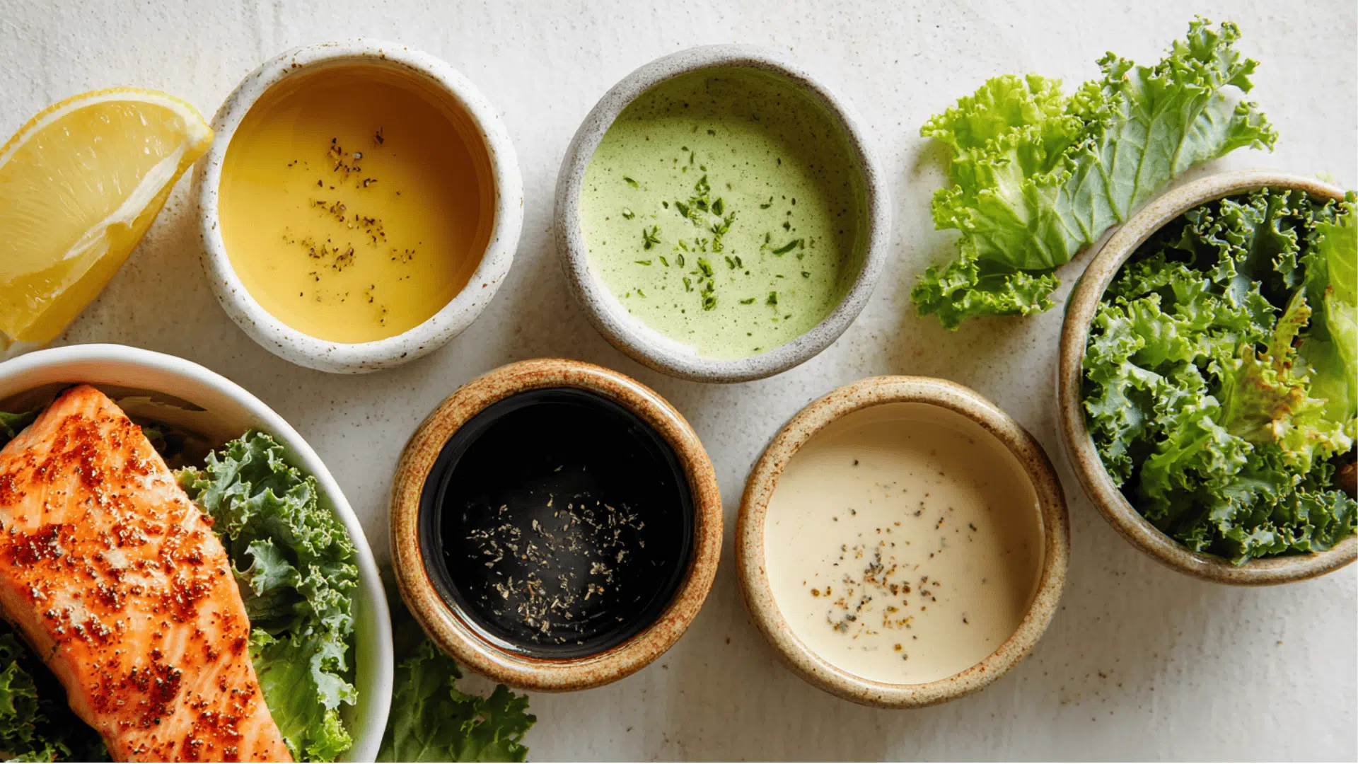 easy dressing ideas that pair well with kale salad