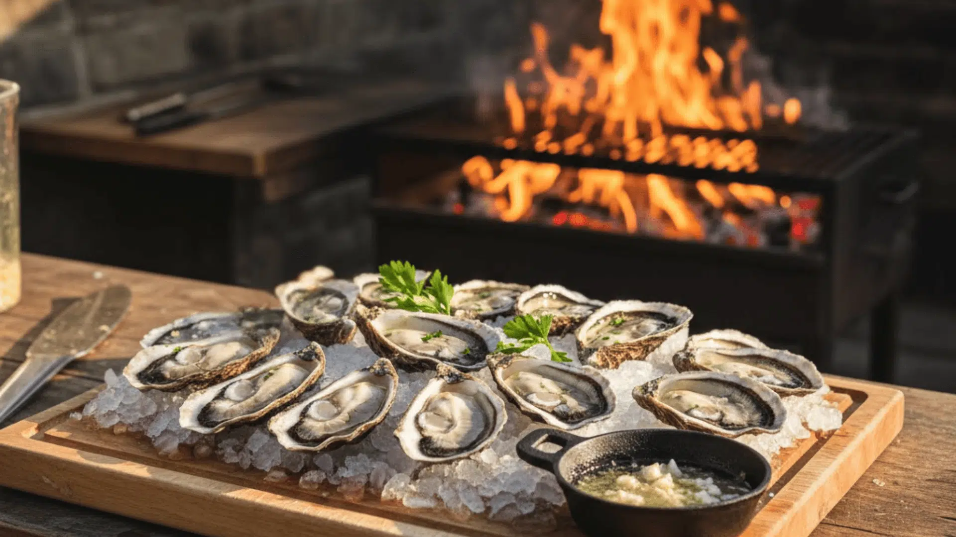 grilled oysters