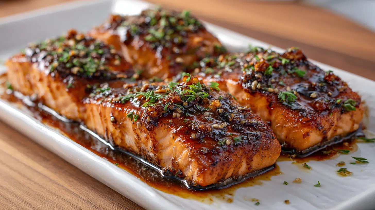 honey garlic salmon