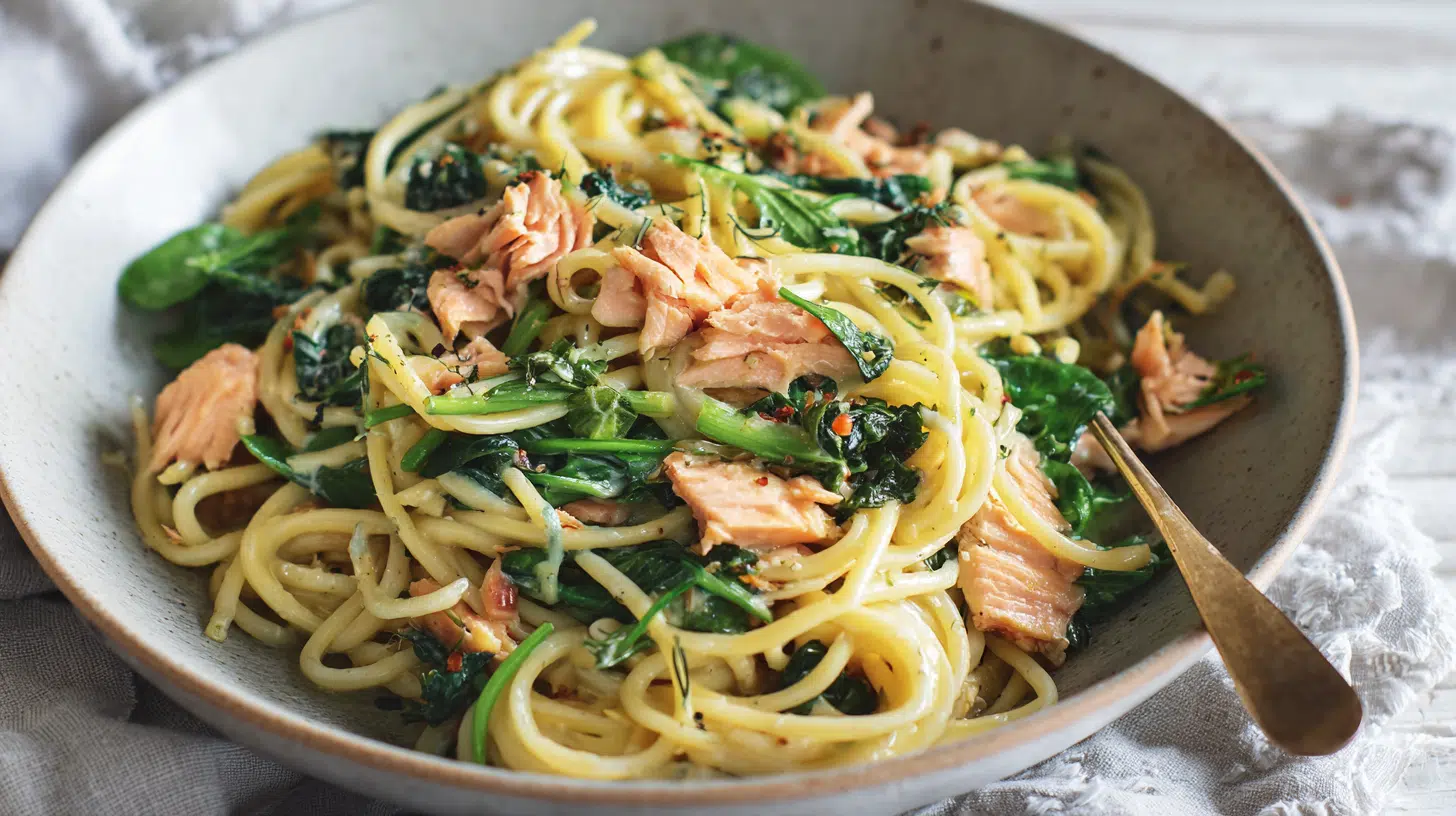 salmon pasta
