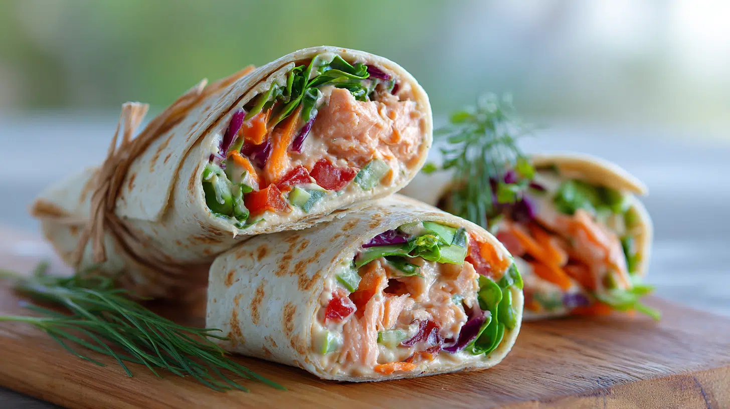 salmon wrap