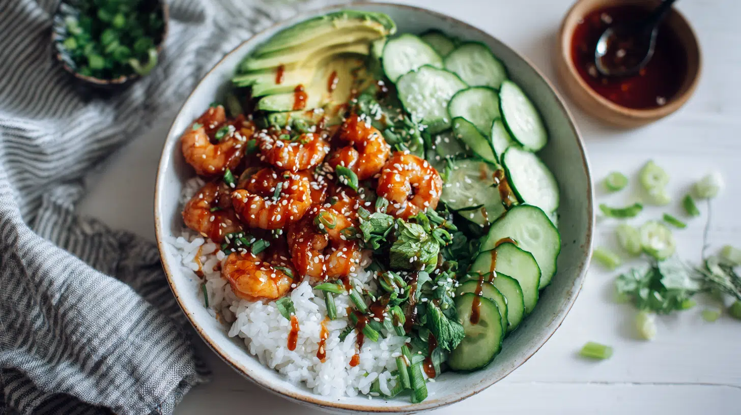 shrimp poke bowl