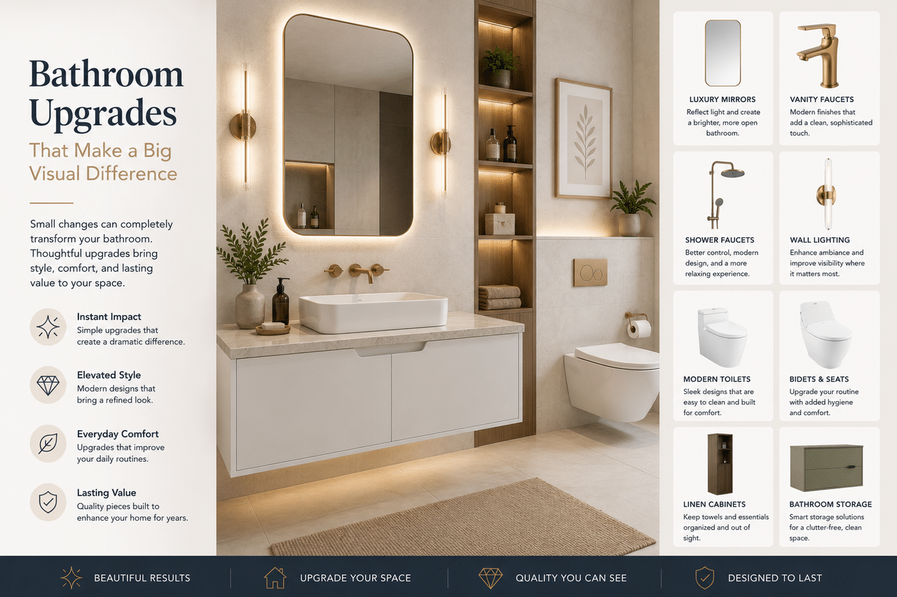 Bathroom Upgrades That Make a Big Visual Difference