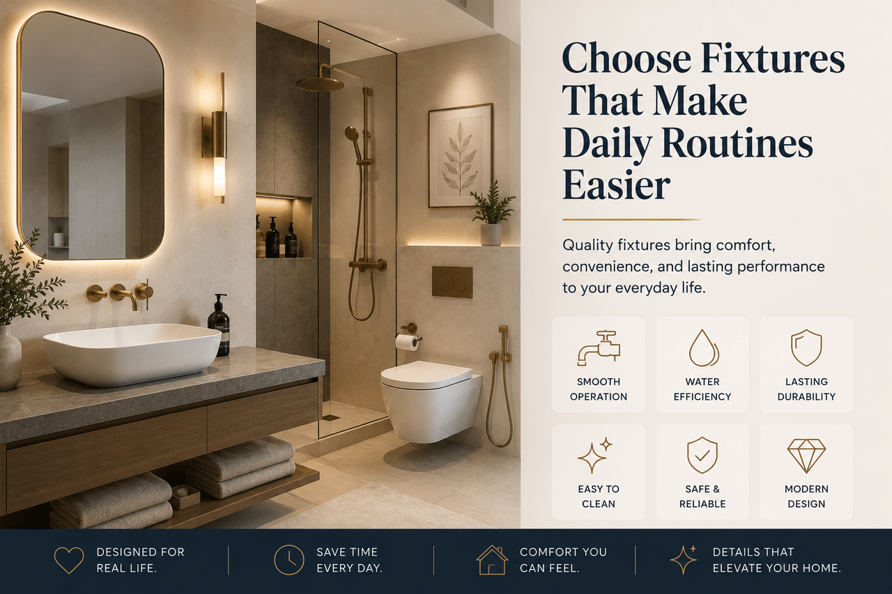 Choose Fixtures That Make Daily Routines Easier
