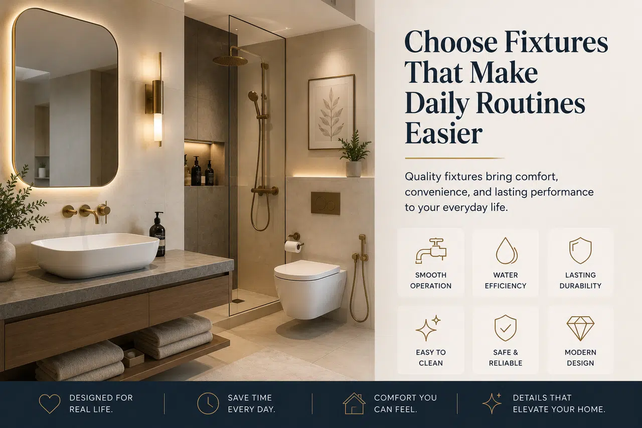 Choose Fixtures That Make Daily Routines Easier