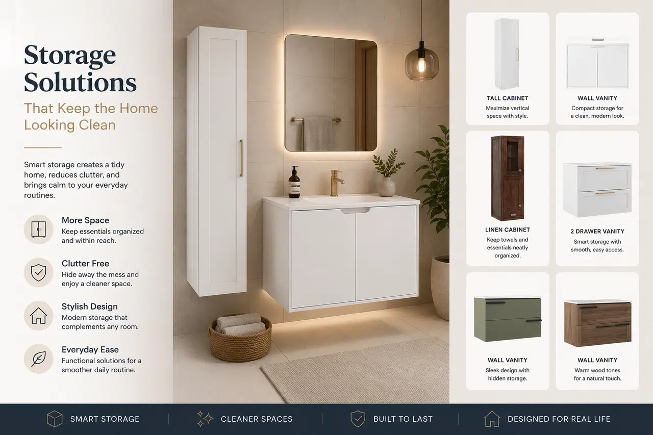 Storage Solutions That Keep the Home Looking Clean