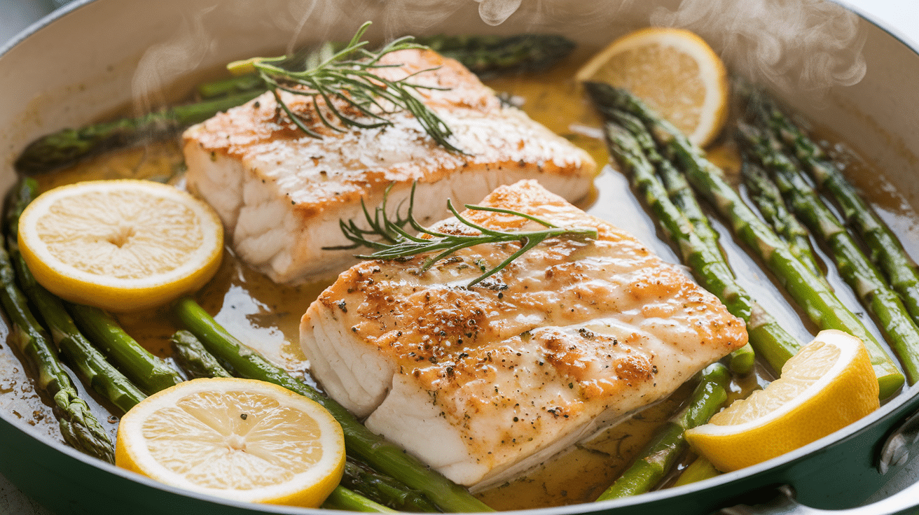 halibut-piccata-with-asparagus