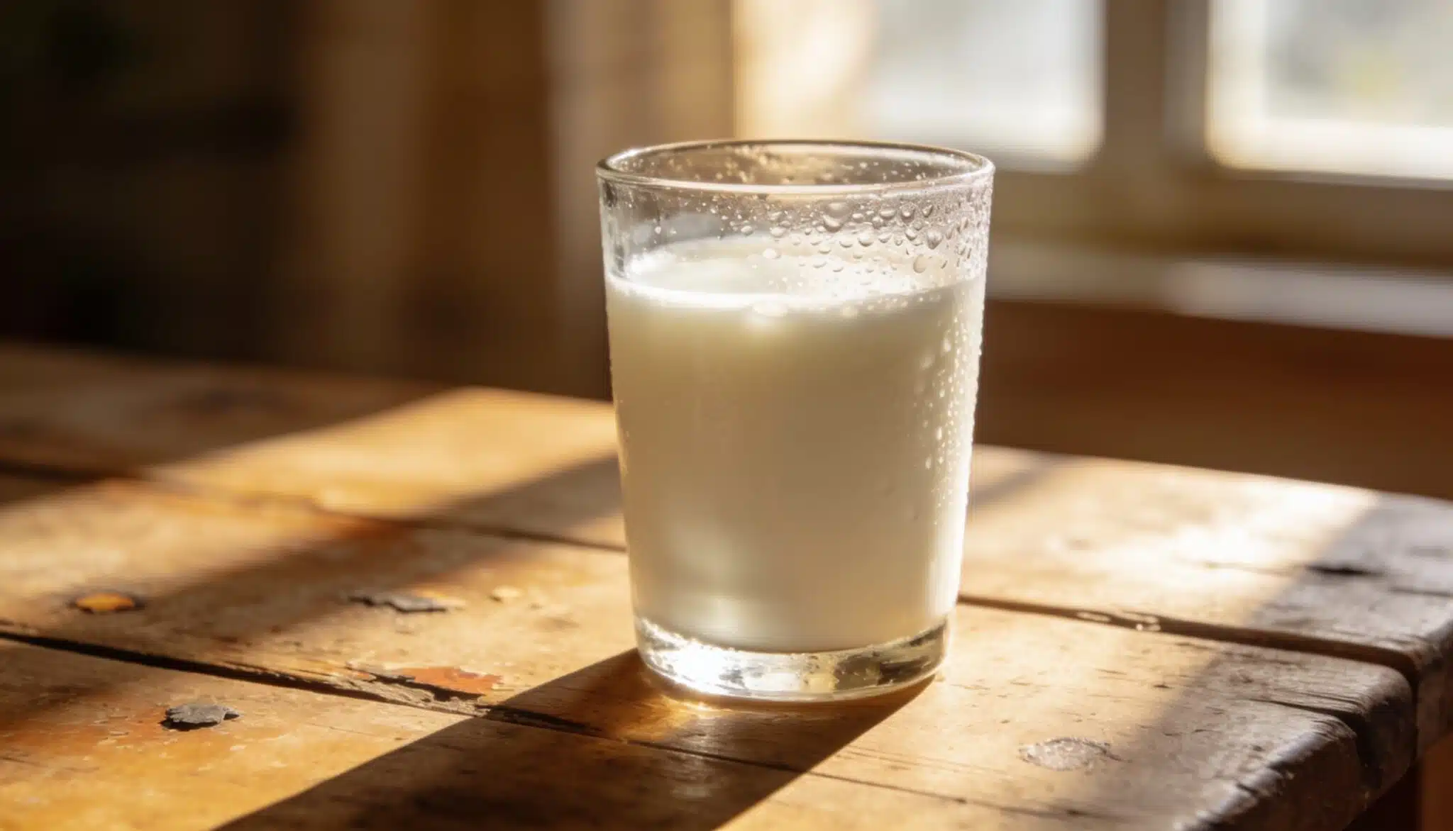 milk-glass-on-rustic-table-cold-milk