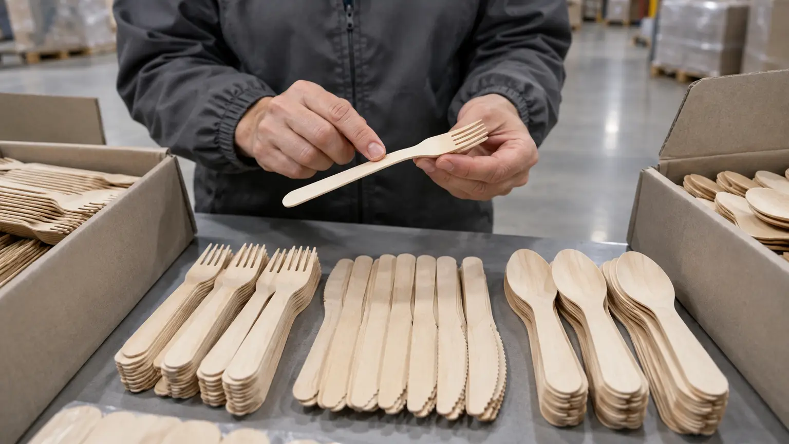 Bulk Wooden Cutlery for Foodservice Distributors: 7 Specifications Buyers Should Compare