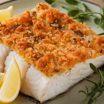 Cheesy Crusted Halibut Recipe You Will Crave