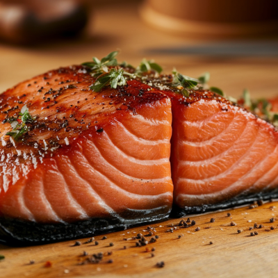 Color Chart for Perfectly Cooked Salmon