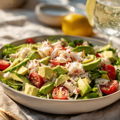 crab and avacado salad