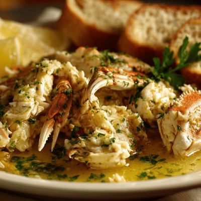 garlic butter dungeness