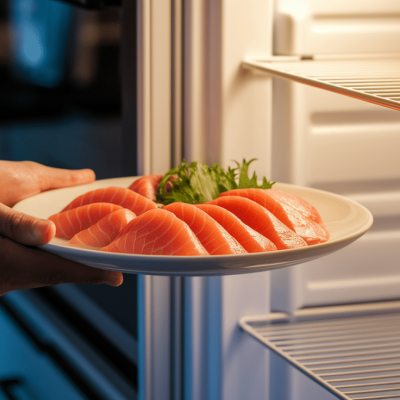 how long does sashimi last in fridge